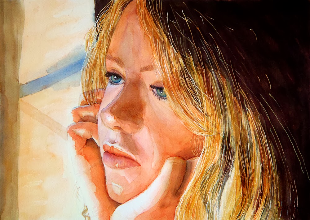 watercolor portrait